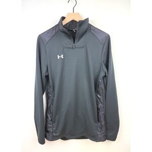 Under Armour‎ Pullover Jacket Mens Small Quarter Zip Black Athletic Training
